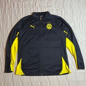 Puma Borussia Dortmund BVB 2016/17 Full Zip Soccer Training Jacket Size Large